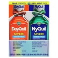 thumbnail image 7 of Vicks DayQuil & NyQuil Severe Cold, Cough & Flu Medicine, 2 x 12 FL OZ, 7 of 7