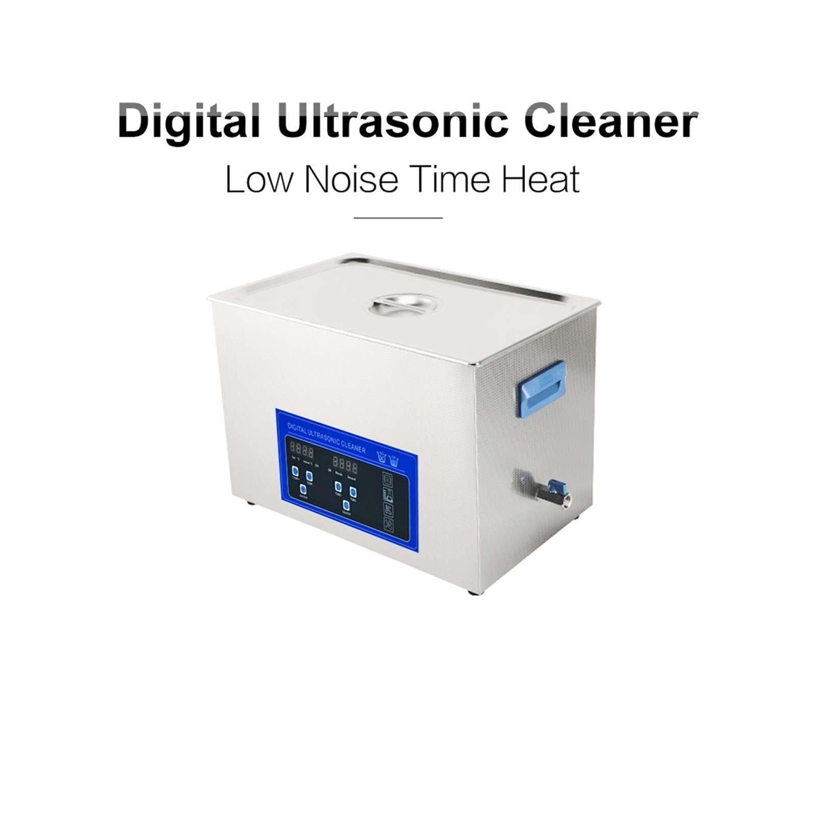 30L Digital Ultrasonic Cleaner Bath Heated Lab Clinic Metal Jewelry Glasses Ultrasound Sonic Cleaning Auto Engine ,Strong Cleaning