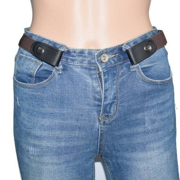 unbranded 2Ud Cinturones Ajustables Sin De Elástica Para Jeans Y