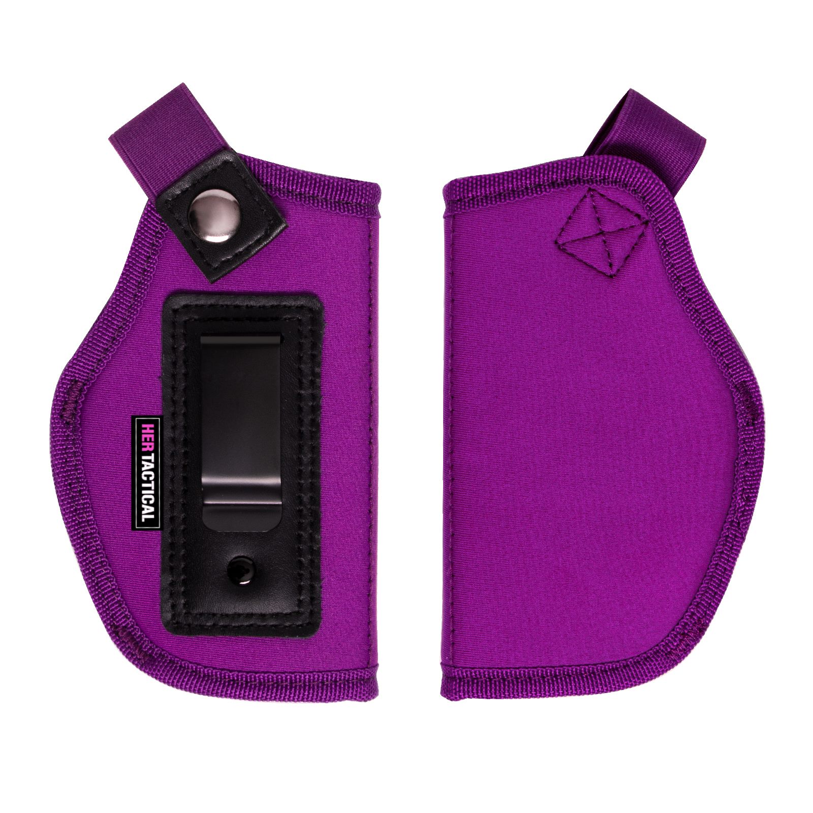 HER TACTICAL Holster for Women Universal Hip Holster for Compact Size - Purple Right