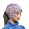 thumbnail image 6 of Neck Gaiter Face Cover Scarf, rose Tower flower Soft Face Sun Mask Cover Scarf Headband Cooling Sweat Absorbing Bandanas Hiking Cycling Running, 6 of 7