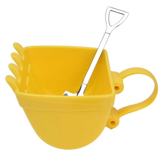 Tea Cup, Yellow 330ml Excavator Cup  For Party For Household