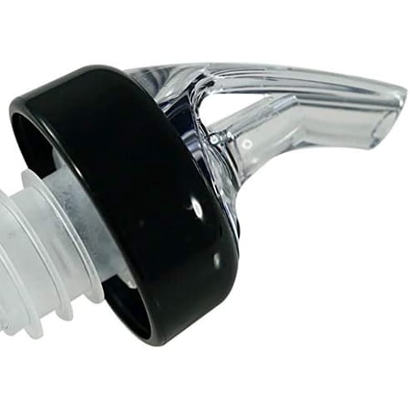 Measured Pourer - Liquor Bottle Pourers Collared (3pk) Made 100% In The USA. Bar Spouts That Don't Leak No Cracks, Just A Perfect Cocktail Pour Everytime. Great for Wine Too (1oz)