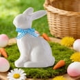 thumbnail image 6 of Japceit Easter Ceramic Bunny Ornament, Porcelain Rabbit Statue for Living Room and Entryway, Handcrafted Home Decor for Table, Mantel, Shelf, and Holiday Display, 6 of 6