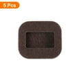 thumbnail image 3 of Uxcell Bed Stoppers Furniture Stopper, 5 Pack 3.15" x 2.76" Furniture Caster Cups, Brown, 3 of 6