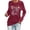 Red, variant on Halloween Witch Way To The Wine Sweatshirt for Women Funny Wine Drinker Gift Pullover Crew Neck Long Sleeve Casual Fall Spooky Season Top 1 Pack, Red,XL