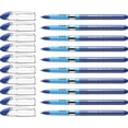thumbnail image 6 of Schneider Slider Basic XB Ballpoint Pens - Extra Broad  - 1.4 mm Pen Point Size - Blue Ink - Rubberized Barrel - Stainless Steel Tip - 10 / Box, 6 of 8