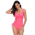 thumbnail image 3 of Summer Fashion Women's One-piece Swimsuit Solid Color Sports Bikini Swimsuit, Sexy Beach Swimsuit, 3 of 7