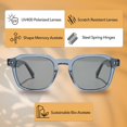 thumbnail image 4 of Gafas de Sol KIAURA Lautner Premium UV400 Polarizadas Azul Marino XL, 4 of 9