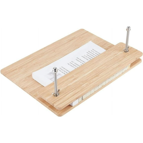 15 × 11 Inches Book Press Bamboo Bookbinding Press Portable Book Binding