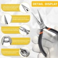 thumbnail image 3 of (5-Inch) Long Needle Nose Pliers Precision Wire Plier Repair Tool Flat Nose Jewellery Pliers, 3 of 5