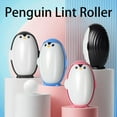 thumbnail image 6 of Penguin Lint Roller,Penguin Shape Reusable Lint Roller Ball,Penguin Mini Washable Hair Stick Lint Roller,Portable Lint Roller Ball Remover for Clothes and Pet Hair (Pink), 6 of 8