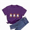 thumbnail image 4 of Godom Halloween Shirt Women Shirts Funny Halloween Ghost Graphic Short Sleeve Tee Tops, 4 of 6