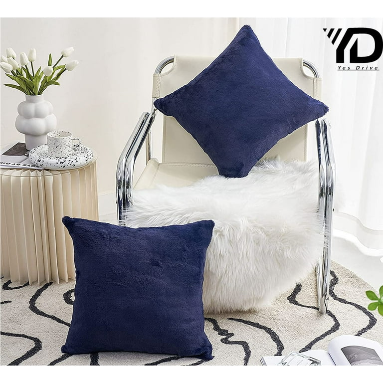 Extra large faux fur cheap cushions