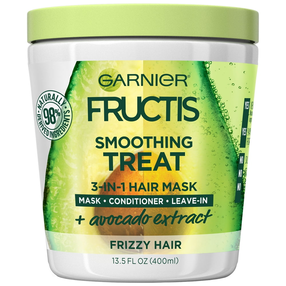 Garnier Fructis 1 Minute Hair Mask with Avocado, 13.5 fl oz Walmart