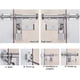 thumbnail image 4 of Sliding Door Latch Bolt Latch Thickened Stainless Steel Solid Durable with Hole for Padlock Bathroom Kitchen Garden Bedroom Cabinet Outdoor Indoor 12c, 4 of 5