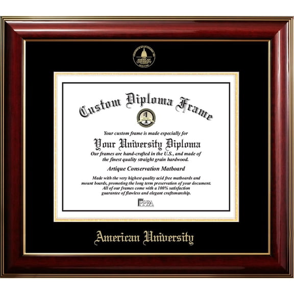 American University Classic Diploma Frame