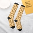thumbnail image 5 of Balery Submarine Sub Sandwich Printed Novelty Socks Men's Women's Crew Socks Sports Socks Knee High Socks Cotton Socks Quirky and Cool Socks, 5 of 9
