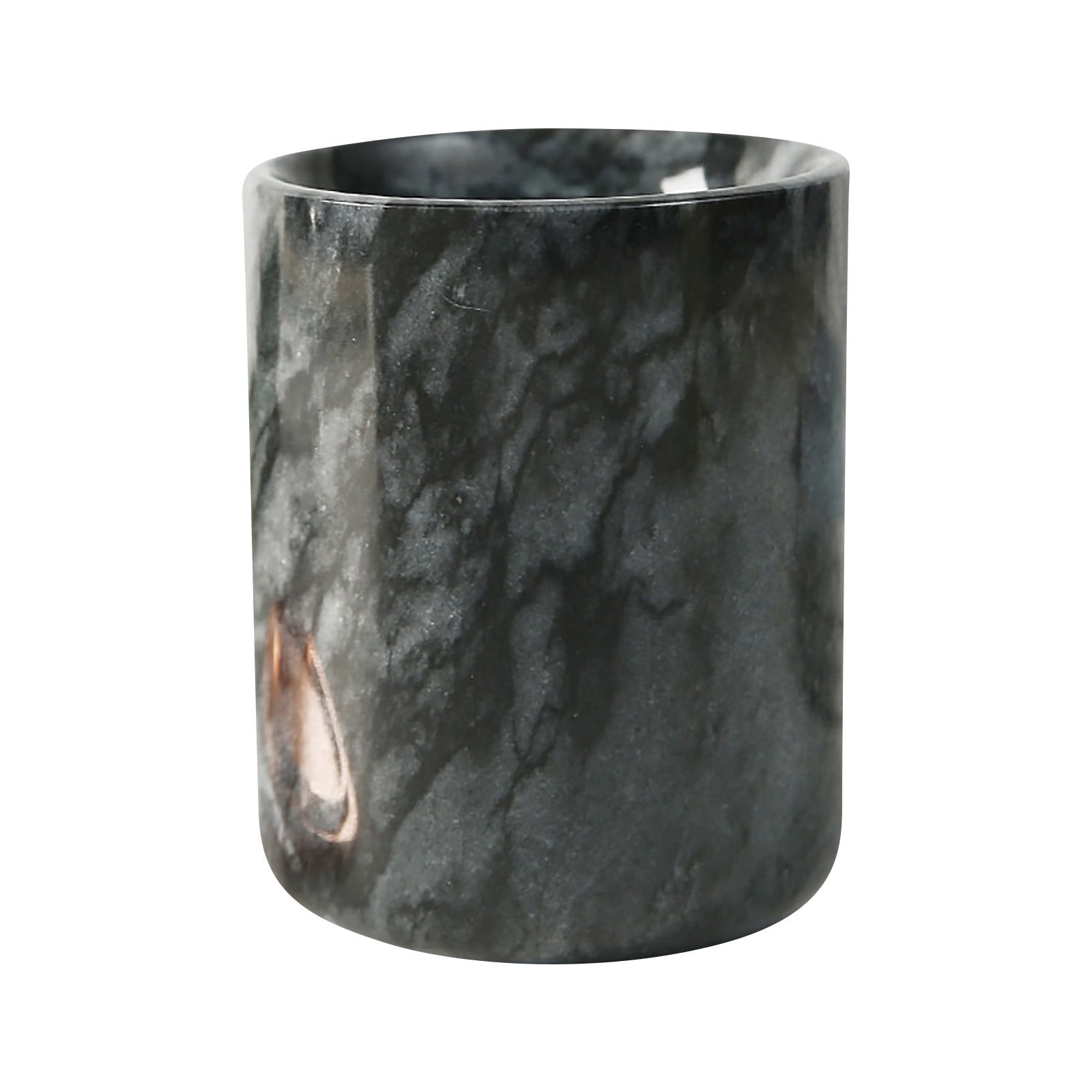 Natural Marble Nordic Ins Candle Holder, Luxury Decorative Tealight Candle Cup, Multi-Purpose Home Decor Jar for Vanity, Bathroom Shelf, Housewarming & Holiday Gift