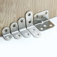 thumbnail image 2 of FUTUREORYY 12 Pcs Support Droit en Acier Inoxydable pour Renforcement de Meubles avec 48 Vis, 2 of 8