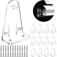 thumbnail image 1 of Lot de 12 Pinces de Fixation en Plastique Transparent pour Stores Vénitiens, Accessoires de Remplacement pour Stores Horizontaux, 1 of 5