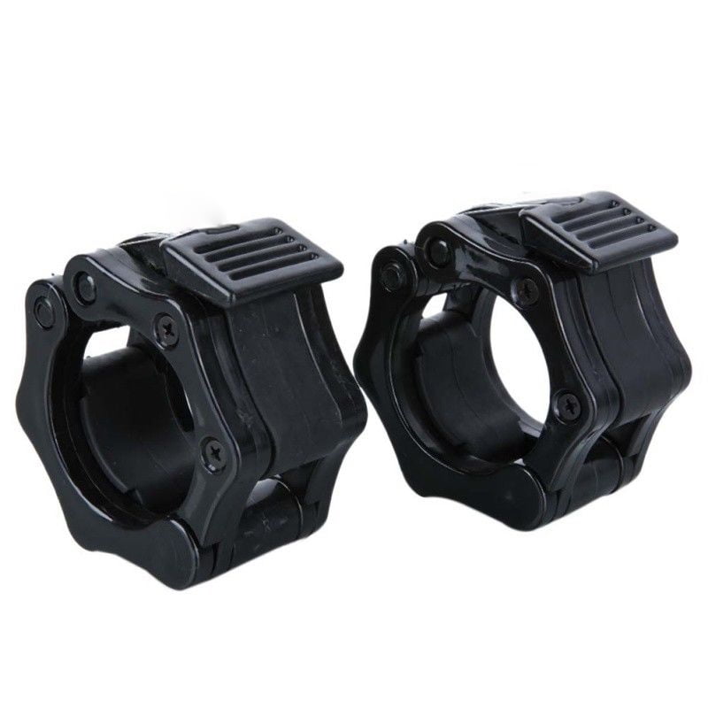 Barbell Clamps Locks 1 Pair Weight Barbell Locks Collar Clips Weight Locking Clips for Weightlifting Bars,Quick Release Barbell Clamp