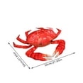 thumbnail image 2 of Large Crab Plush Toy, 21 Inch Crab Stuffed Animal, Soft Sea Creature Pillow , Funny Gift and Novelty Coastal Home Decor B, 2 of 5