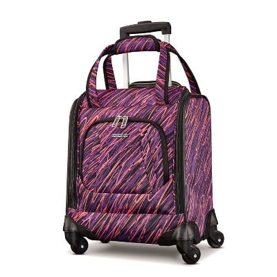 american tourister zoom underseater tote spinner