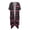 American Flag Deer Design, variant on Pink Tie Dye Spiral Bathing Suit Cover Ups Polyester Open Front Long Free Size Women's Kimono Coverup for Womens