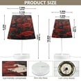 thumbnail image 3 of BZSMCE Table Lamp Creative Run for Roses Pattern Simple Pattern Night Light, 3 of 8