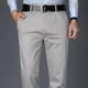 thumbnail image 5 of Pantalones casuales de negocios para hombre, de color 4, de tela modal, rectos, de alta calidad, de marca masculina, azul marino, gris claro, caqui y negro, 5 of 5
