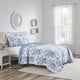 thumbnail image 2 of Set de edredón Laura Ashley Bedford Delft Blue Queen Cotton, 2 of 9