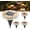Yellow, variant on Solar Outdoor Mosaic Disk Lights, 2026 Upgraded Mosaic Solar Disk Light, Outdoor Waterproof Mosaic Solar Ground Lights, for Pathway Walkway Patio Yard Driveway