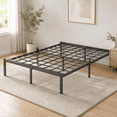 thumbnail image 6 of Bedsnus 18" Queen Metal Bed Frame with Grid Support, Prevent Mattress Sagging, Heavy Duty Mattress Foundation, Raised Edge Design, Easy Assembly Bed Base with Underbed Storage, 6 of 6