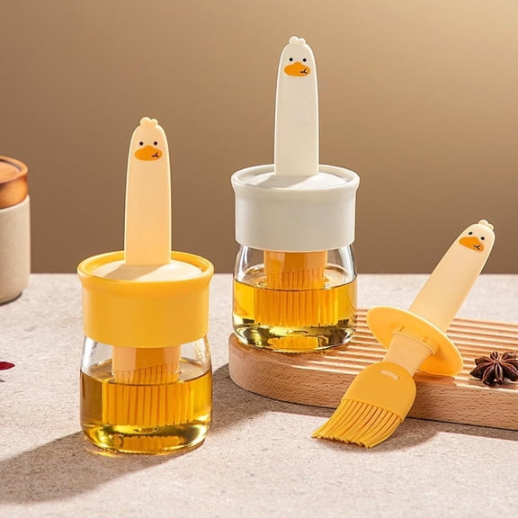 Oil Dispenser Bottle with Silicone Brush 200ML