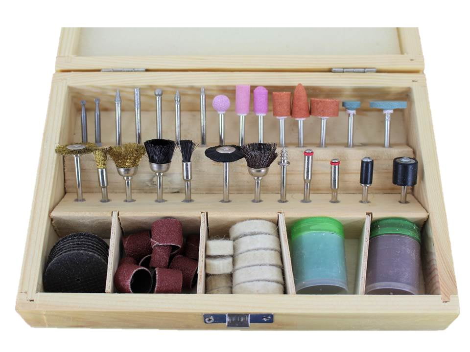 TEMO 100 pc Rotary Tool Accessory Set for Dremel and Compatible