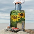 thumbnail image 4 of Uemuo Vintage Wooden Bucket Printed Washable Luggage Cover - Fashion Suitcase Protector Fits 18-32 Inch Luggage -Medium, 4 of 9