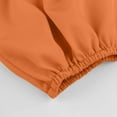 thumbnail image 6 of Ichuanyi Womens Tops Woman's Strapless Long SleeveSolid Color Off Shoulder Ruched Lantern Sleeve Crop Tops, 6 of 9
