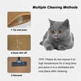 thumbnail image 4 of Alfombrilla de arena para gatos Pieviev, impermeable y a prueba de orina, 4 of 7