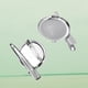 thumbnail image 4 of EeaseMX 100 discos en blanco con pinza de cocodrilo, bandeja de hierro, broche, base de bricolaje, alfileres, biseles para hacer joyas a mano, 2,5 cm, 4 of 8
