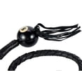 thumbnail image 2 of Dream Apparel 36" Leather Motorcycle Get Back Whip for Handlebar Fringed Biker Whip With Pool Ball Black, 2 of 4