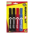 thumbnail image 1 of Rotulador permanente Marks-A-Lot con punta de cincel regular, juego de 4, 1 of 7