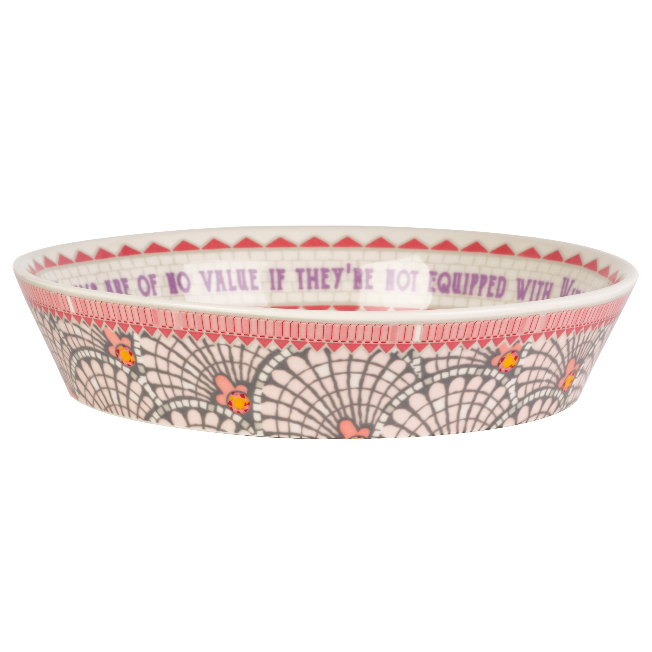 Dolly Parton Jeweled Mosaic 10in Stoneware Pie Dish