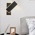 thumbnail image 2 of Lámpara creativa, aplique, accesorios de iluminación, acrílico para interiores de dormitorio Rectángulo negro, 2 of 6