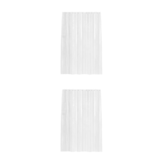 Cortina de ducha impermeable Inteprter de PEVA con Ganchos higiénicos 180*180 cm