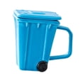 thumbnail image 4 of Taza de café taza diaria taza de té de agua taza matutina con tapa cubierta de agua en tazas para pastillas para el desayuno de jugo de fiesta café Azul, 4 of 8