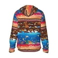 thumbnail image 3 of Sigee Animals On Noah's Ark2 Print UPF50+ Men's Sun Protection Hoodie Shirt SPF UV Shirt Long Sleeve Fishing Outdoor Lightweight, S-3XL, 3 of 9