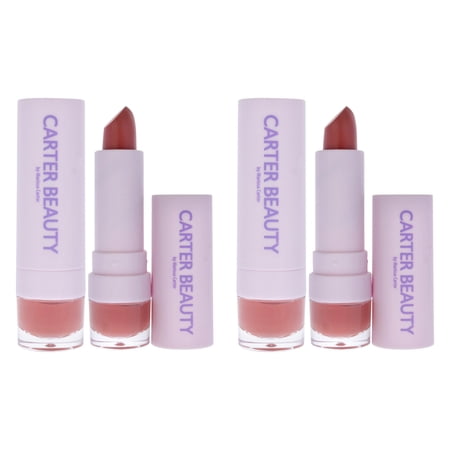 Carter Beauty Word of Mouth Velvet Matte Lipstick – Debbie – Pack of 2 0.16 oz Lipstick