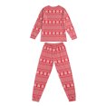 thumbnail image 6 of Christmas Family Matching Pajamas  Pajamas, Printed Long-Sleeve Tops with Pants Suit/Jumpsuit for Adult, Kid, Baby, 6 of 9