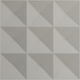 thumbnail image 5 of Ekena Millwork 19 5/8"W x 19 5/8"H Benson EnduraWall Decorative 3D Wall Panel, Universal Aged Metallic Weathered Steel (12-Pack for 32.04 Sq. Ft.), 5 of 6